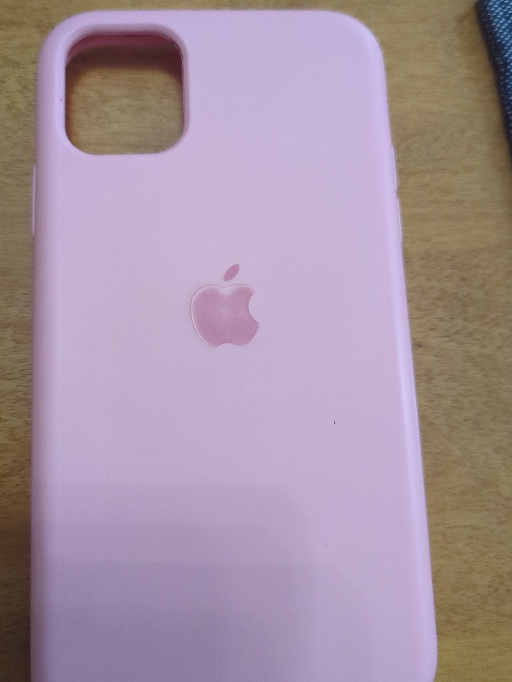 Apple Silicone iPhone Case - Pastel Pink